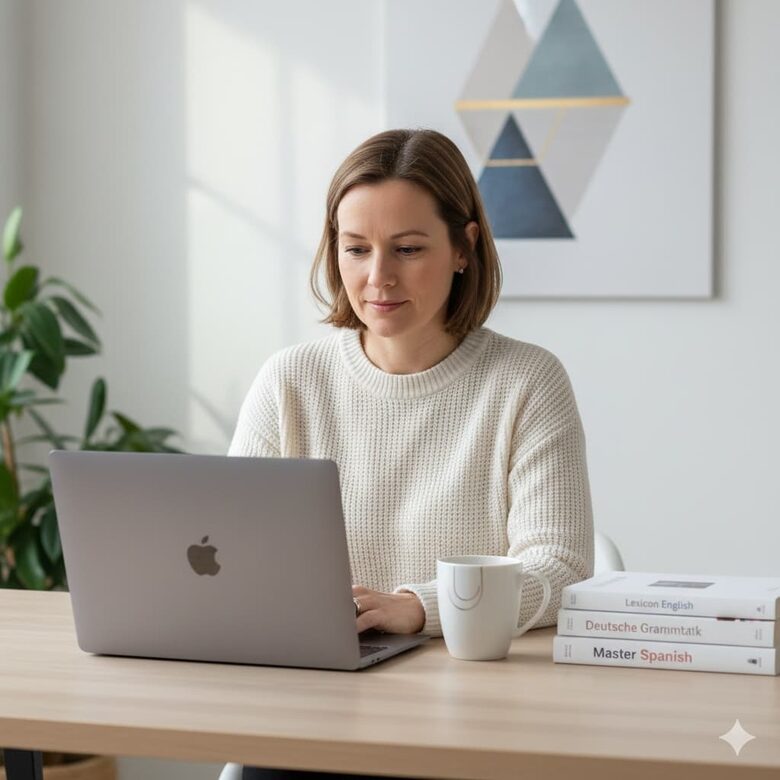 Pieteikties valodu kursiem tiešsaistē